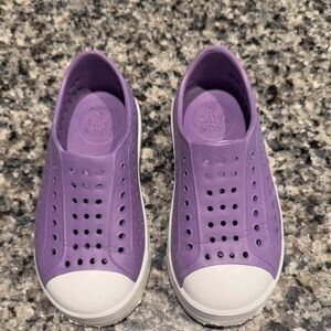 Purple Slip-On Shoes